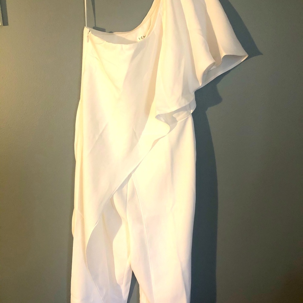 No tags but never worn white Venus jumpsuit